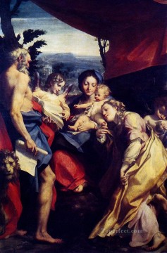 Antonio da Correggio Painting - Madonna Of St Jerome Renaissance Mannerism Antonio da Correggio